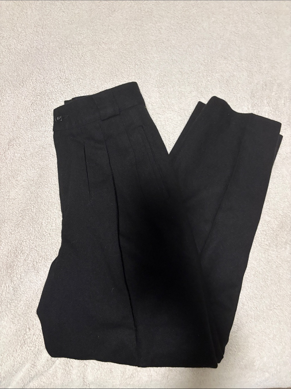 Vintage Scaasi brand Women’s Black 100% wool Dress Pants